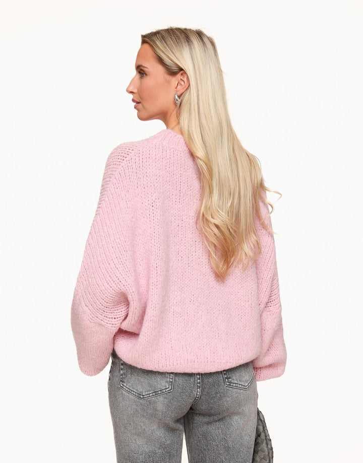 Light Pink Wool Knitted - Sweater