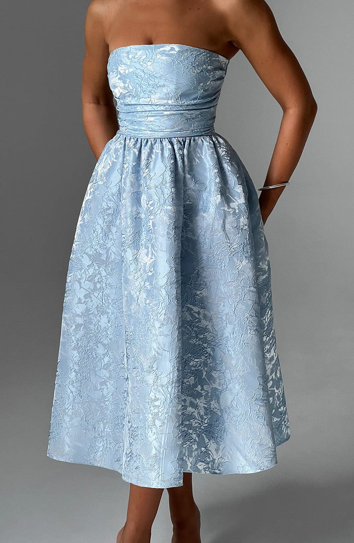 Lily - Jacquard Midi Dress