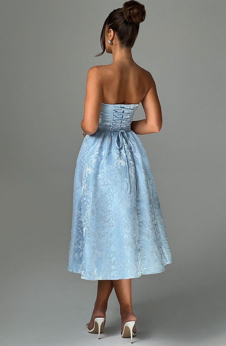 Lily - Jacquard Midi Dress
