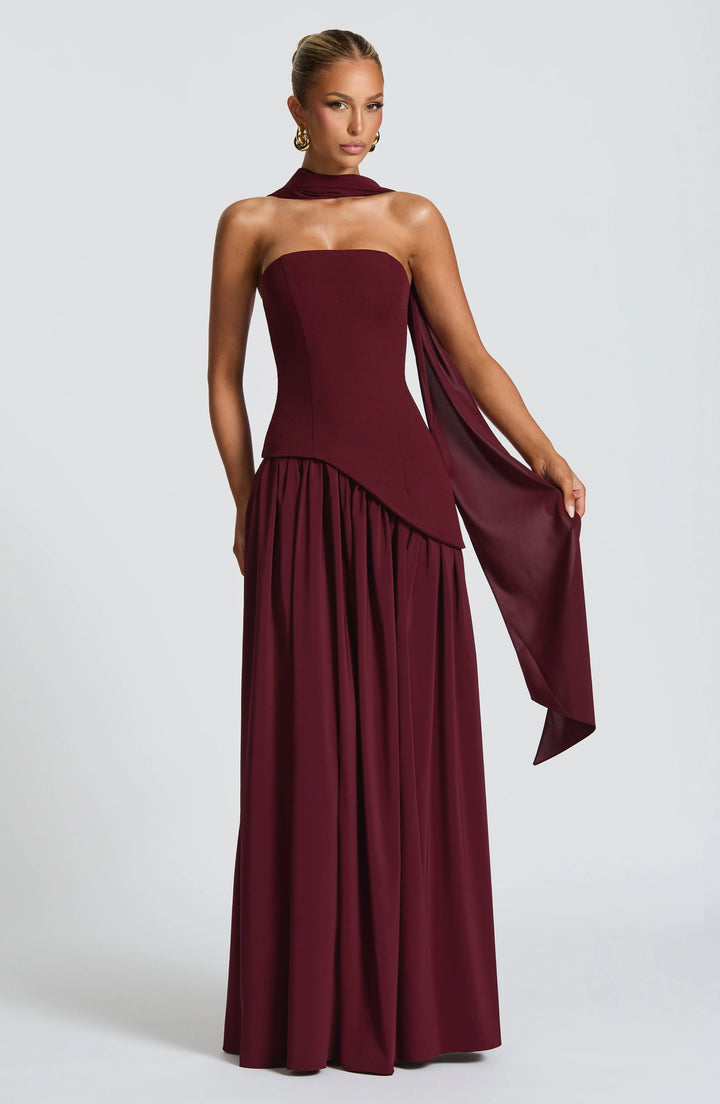 Maia - Strapless Maxi Dress