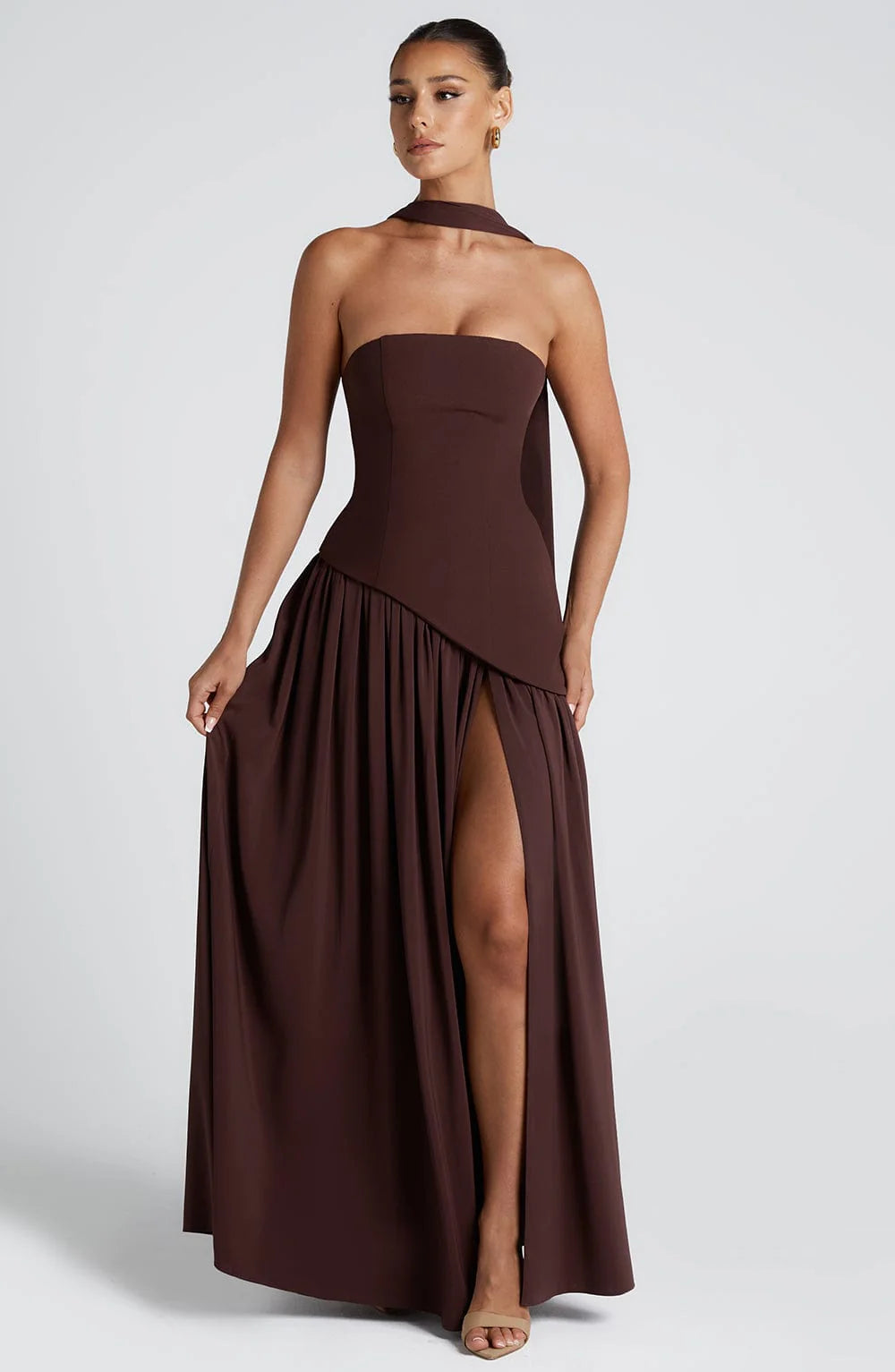 Maia - Strapless Maxi Dress