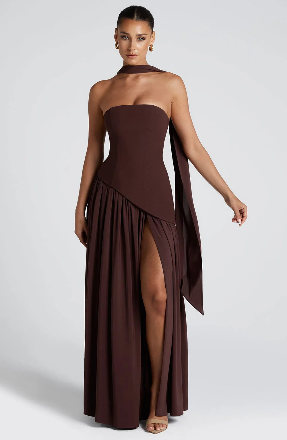 Maia - Strapless Maxi Dress