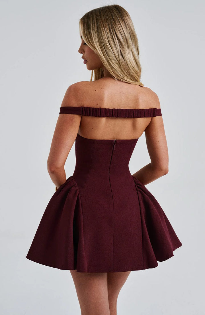 Genevieve - Off-Shoulder Mini Dress