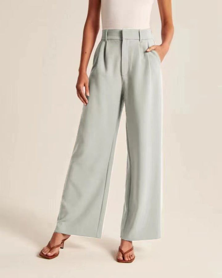 Aria Classic Tailored Wide Leg Pants