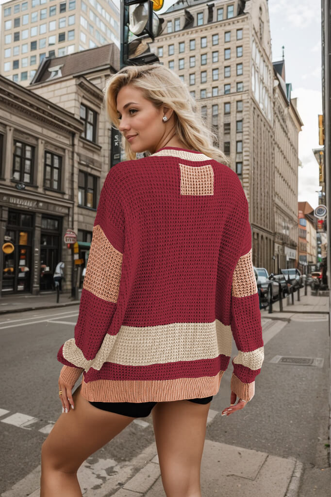 Urban Sunset Colourblock Cardigan