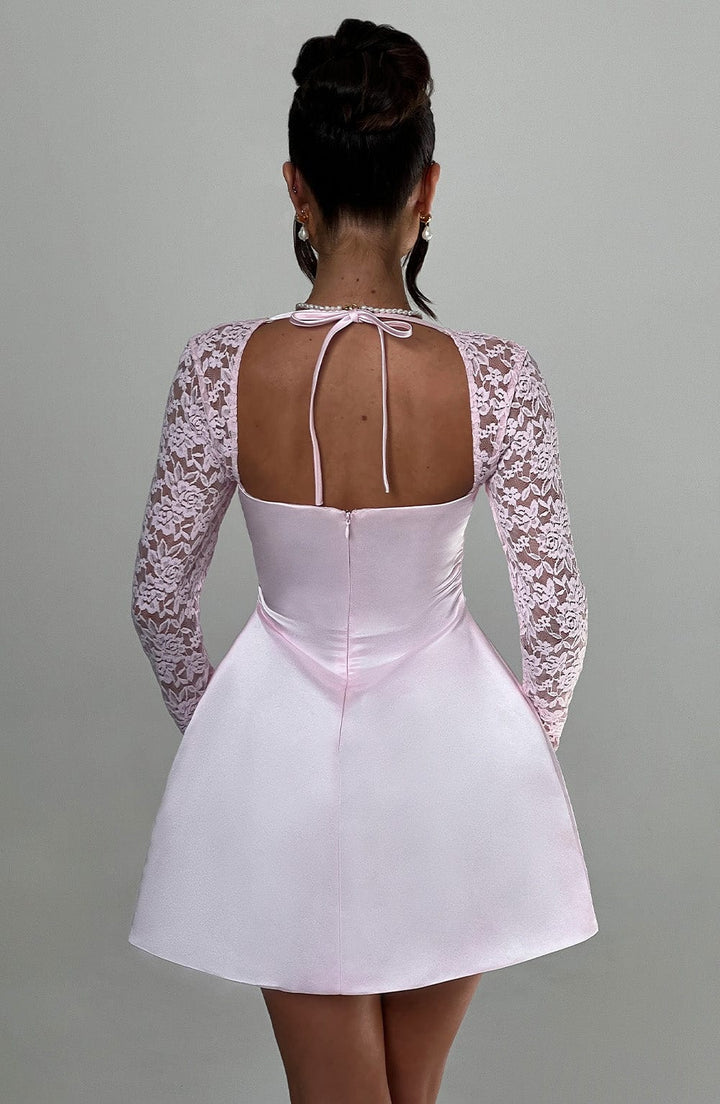 Hyacinth - Satin Mini Dress