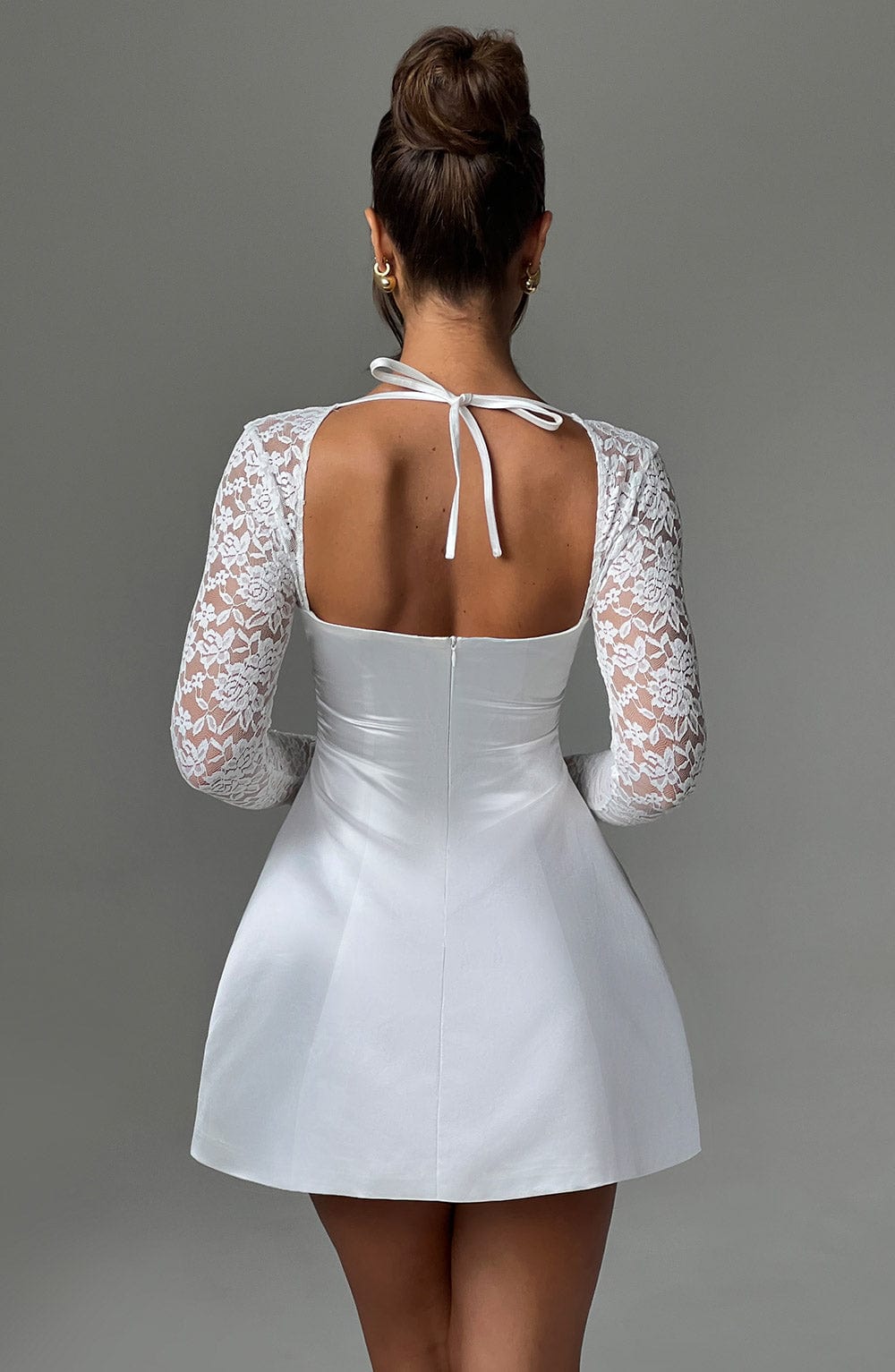 Hyacinth - Satin Mini Dress