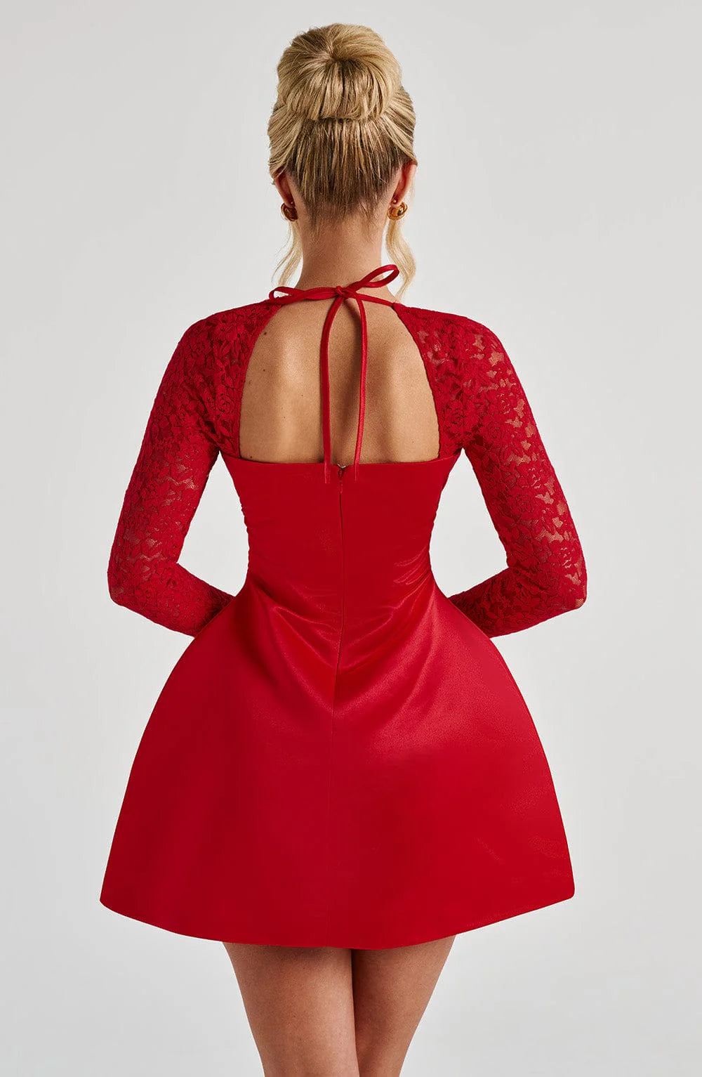 Hyacinth - Satin Mini Dress