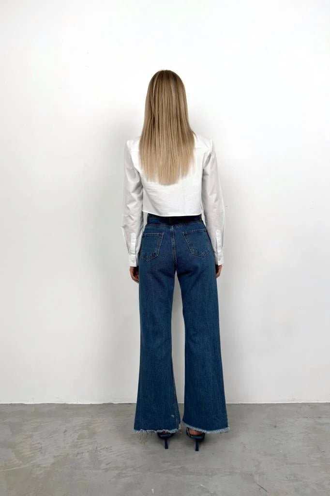 Soirée Beaded Hem Jeans