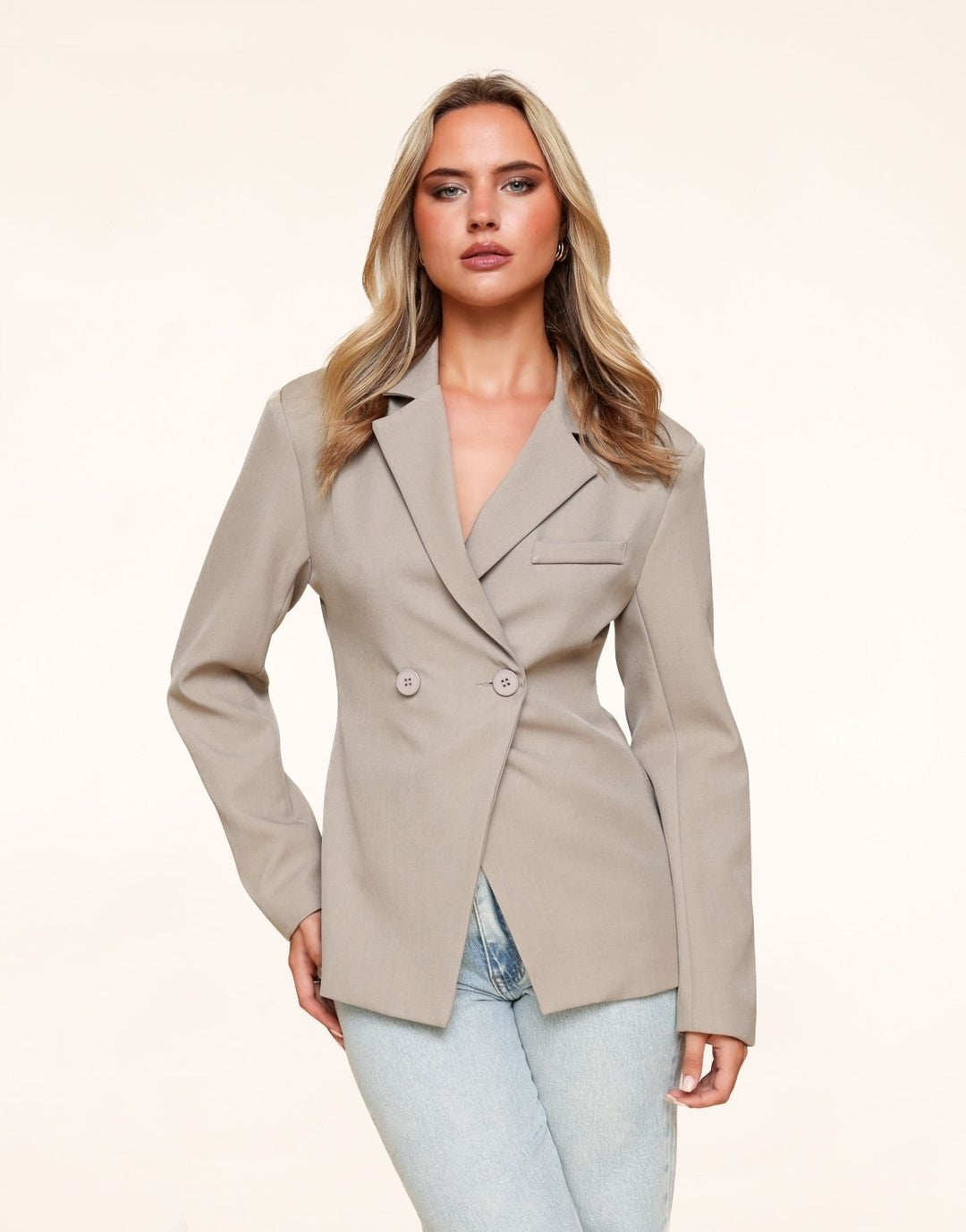 Taupe Classic Fitted - Blazer