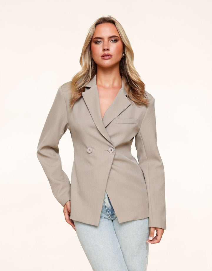 Taupe Classic Fitted - Blazer