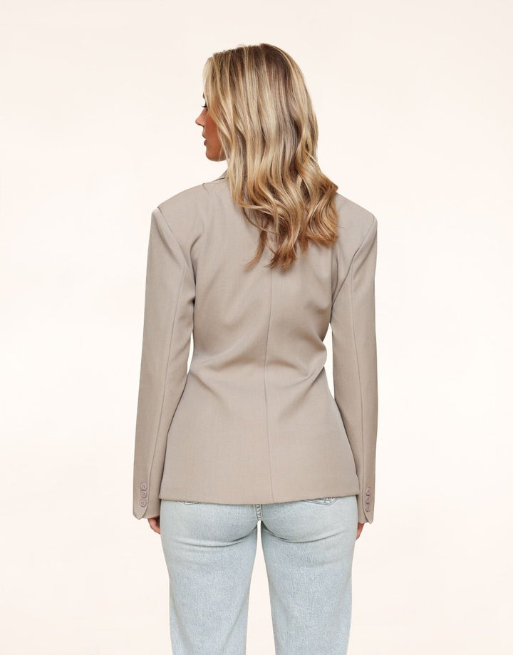 Taupe Classic Fitted - Blazer