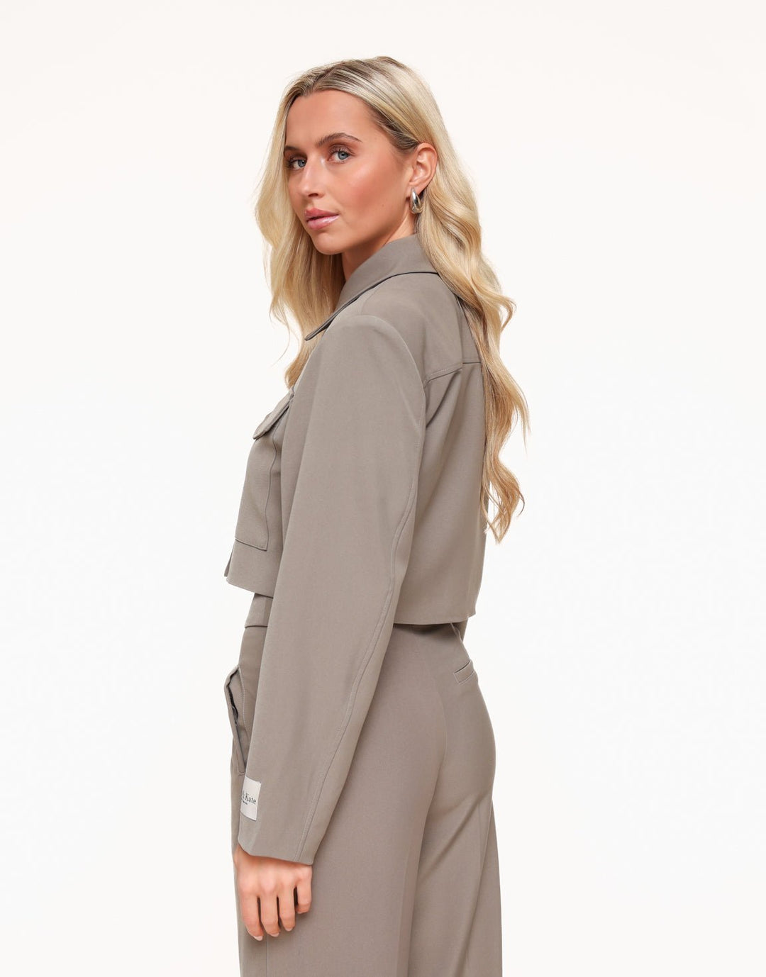 Taupe STUDIO Cropped - Jacket