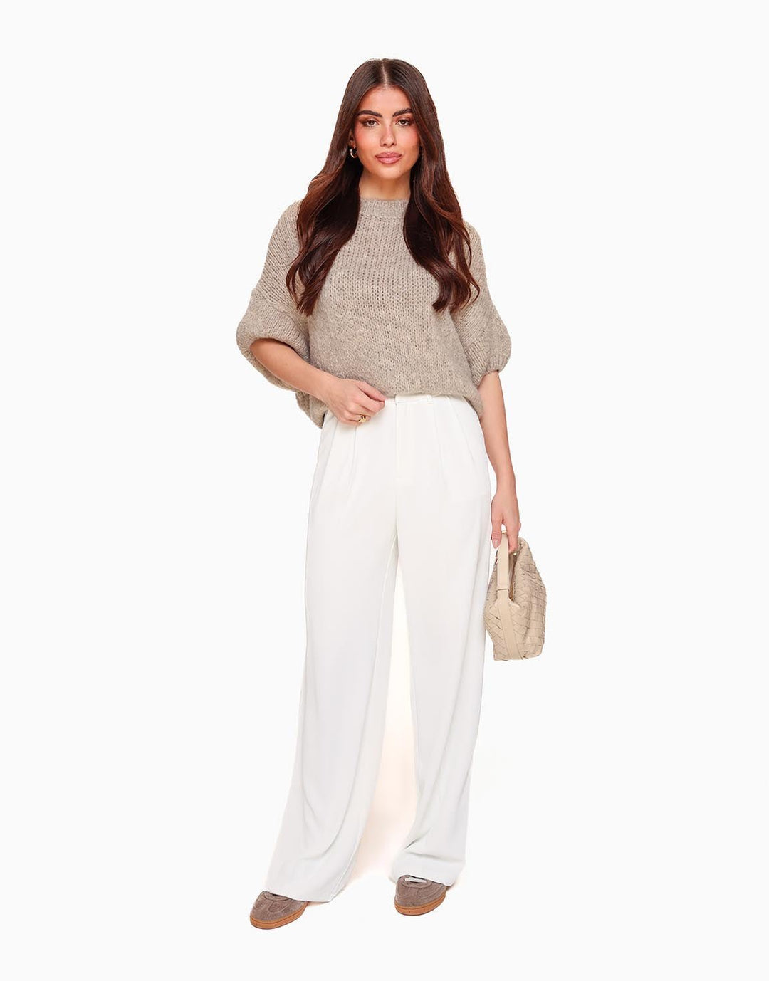 White Wide - Pantalon