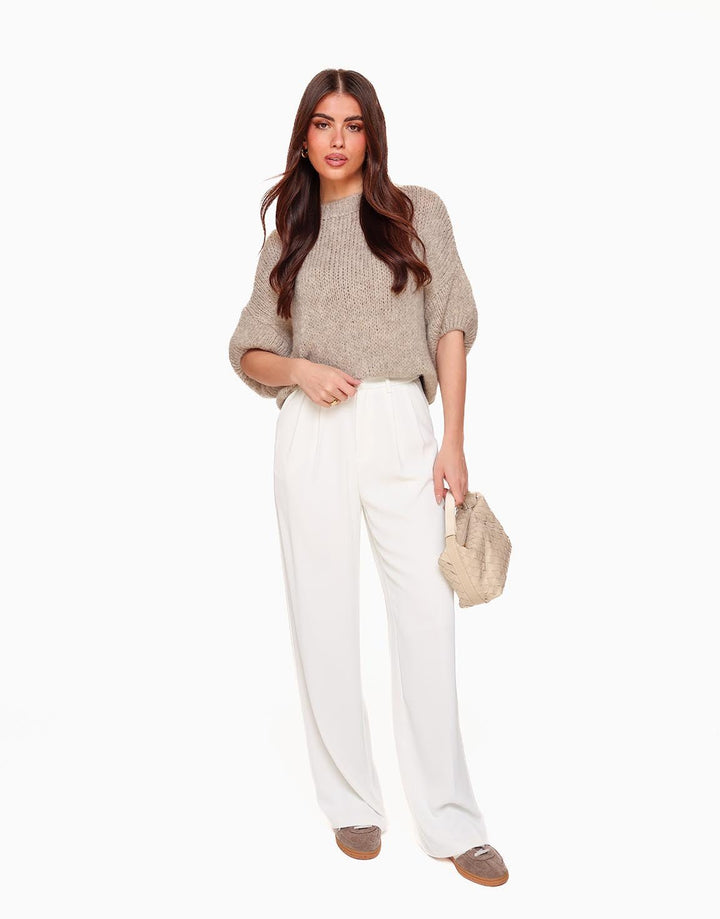 White Wide - Pantalon