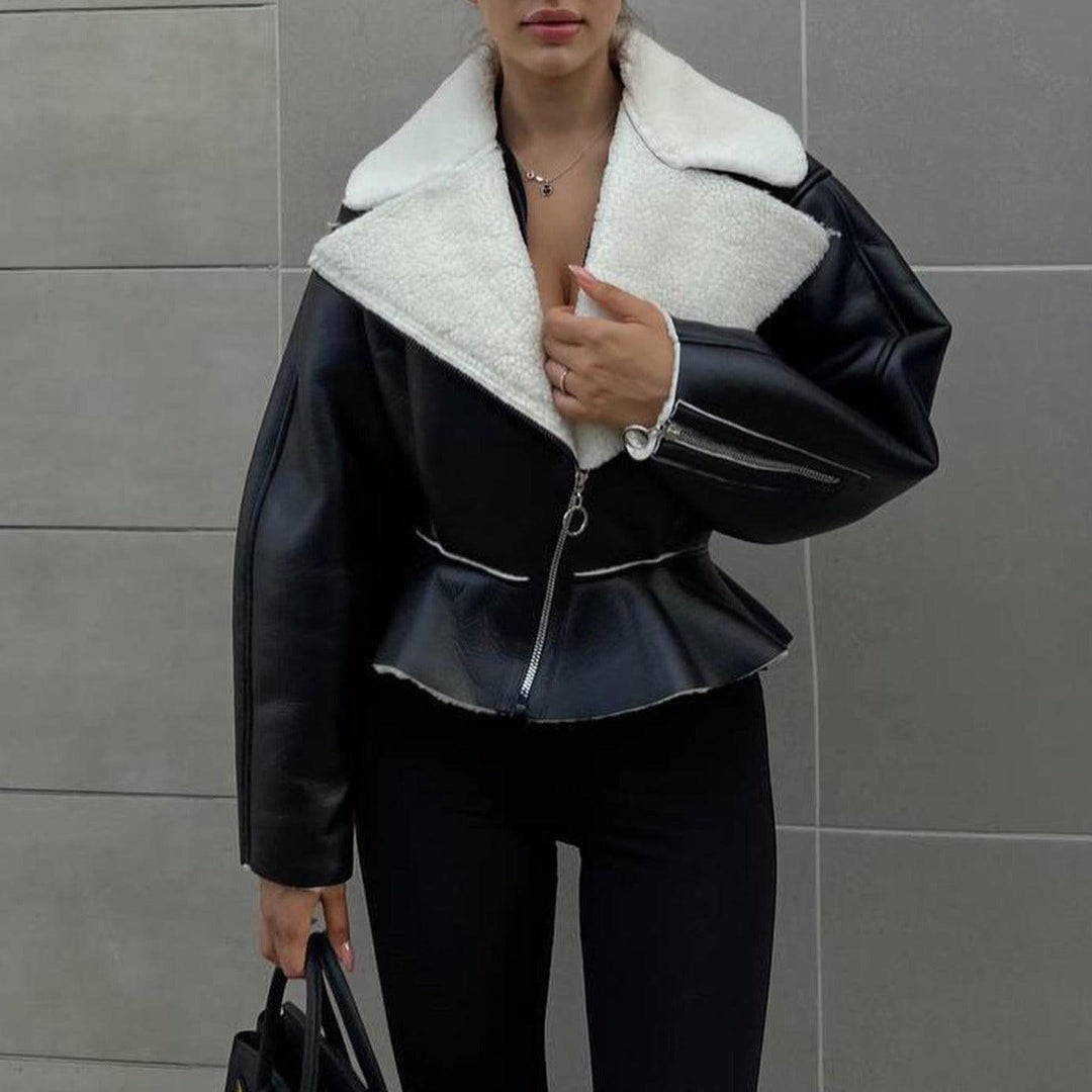Arlise Structured Shearling Jacket