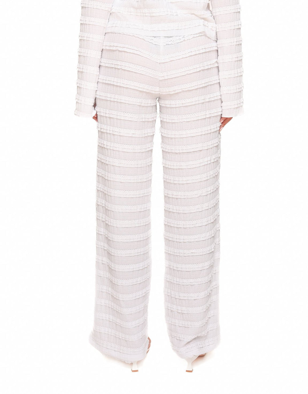 White Long Detail - Trousers
