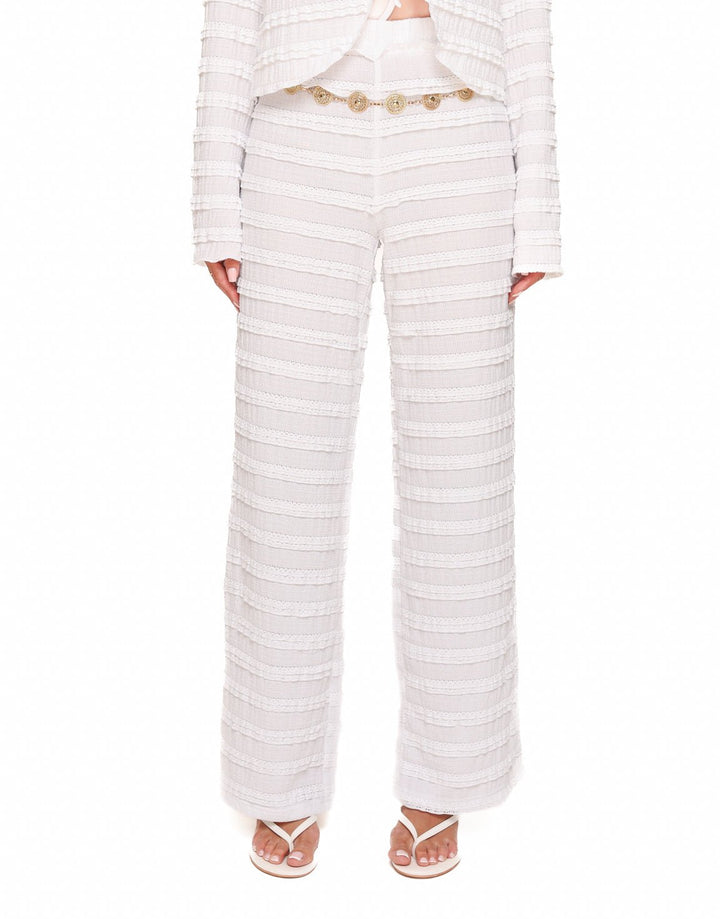 White Long Detail - Trousers