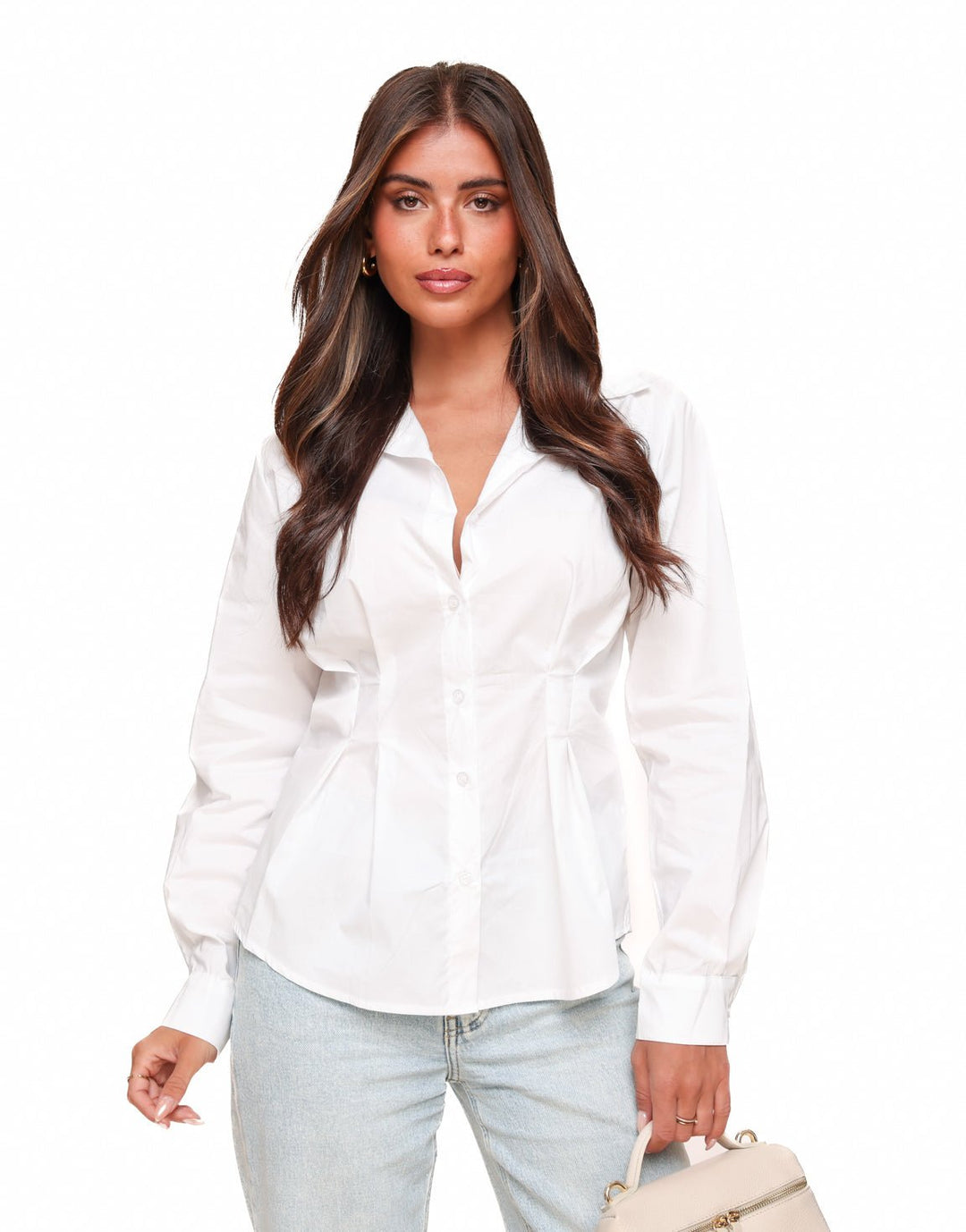 White Waisted - Blouse