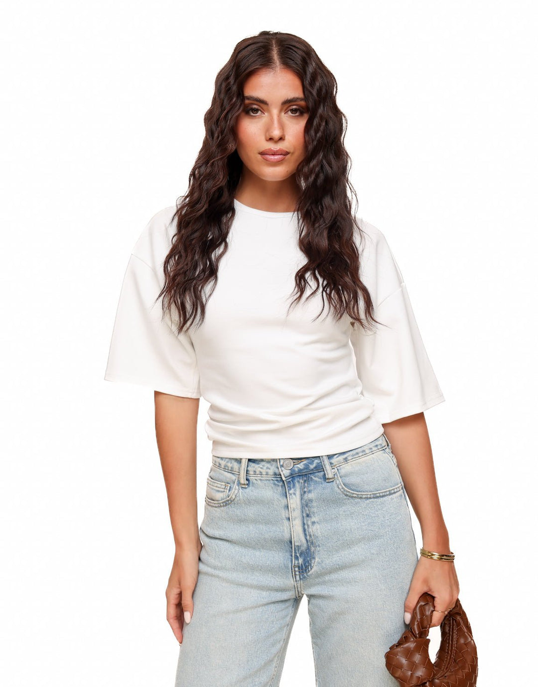 White Fitted - T-shirt