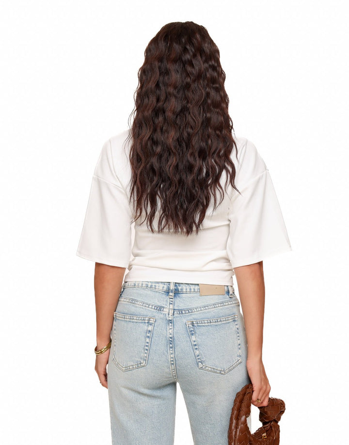 White Fitted - T-shirt