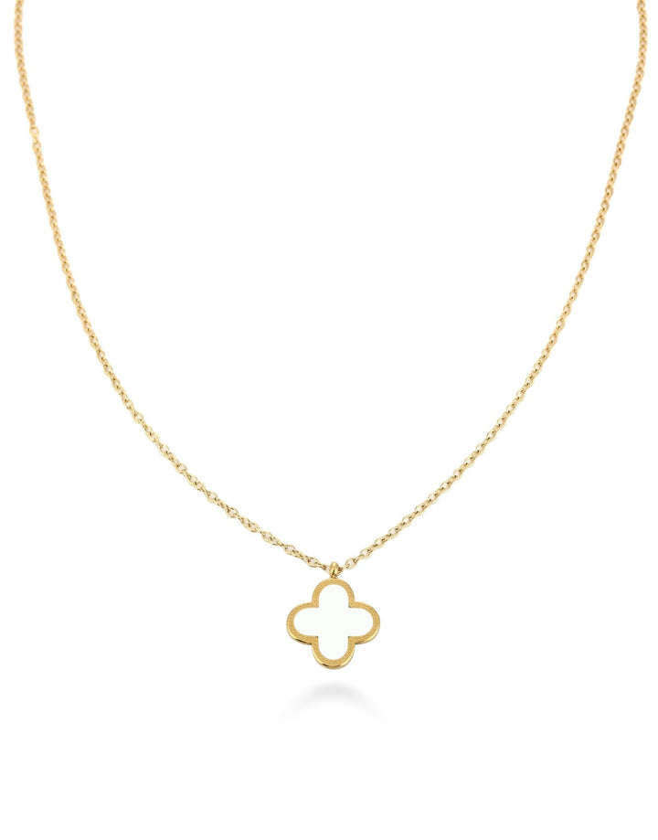 Witte Klaver - Ketting