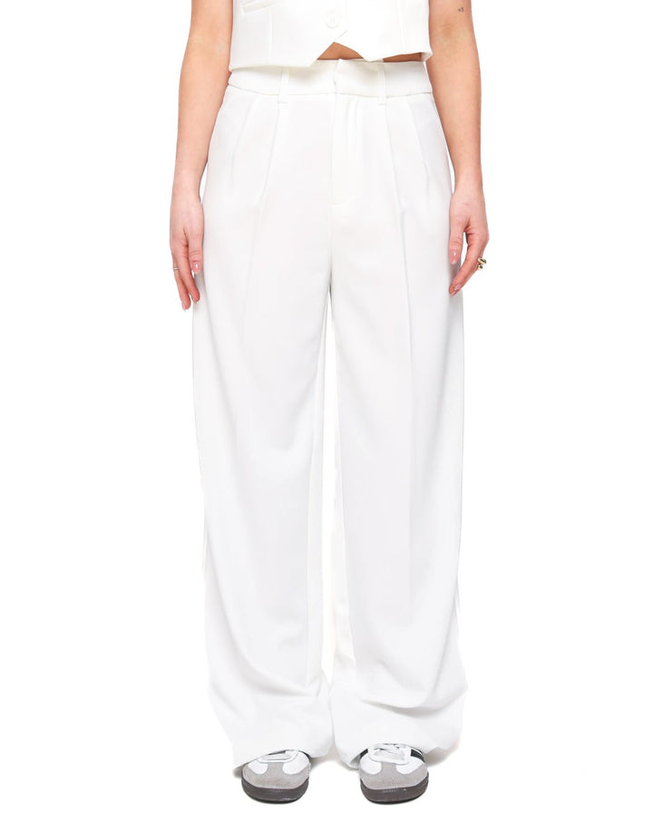 White STUDIO Wide - Pantalon