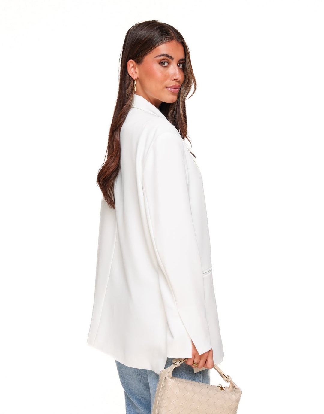 White Square Oversized - Blazer
