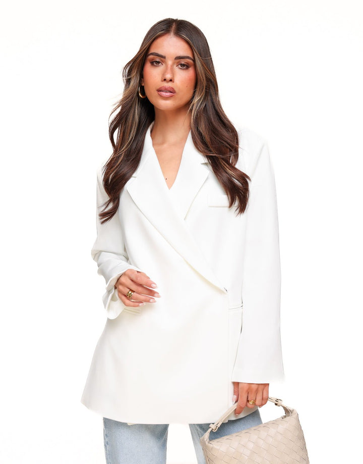 White Square Oversized - Blazer