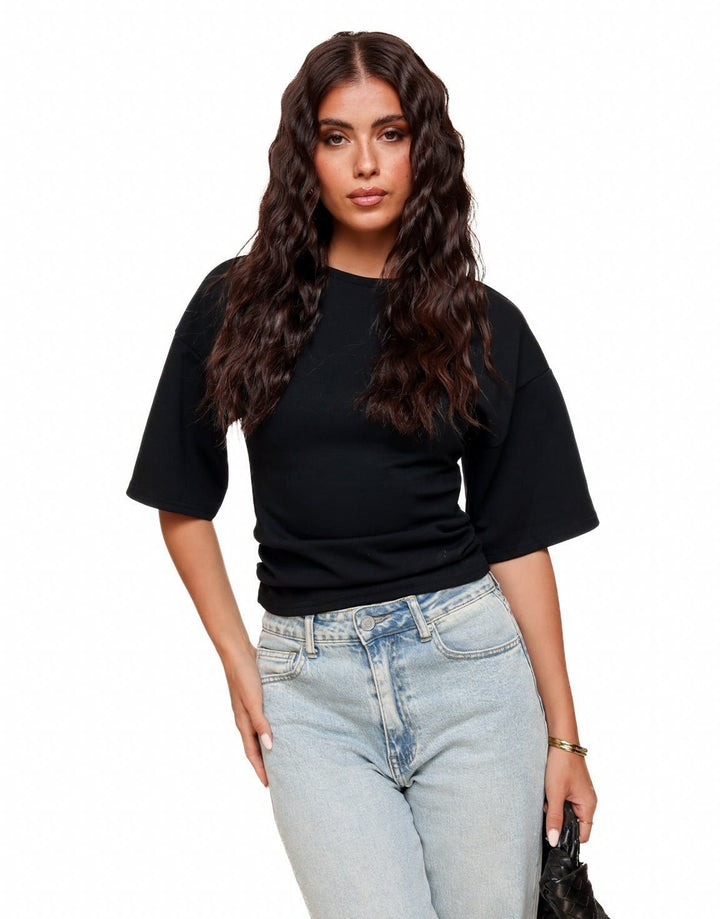 Black Fitted - T-shirt