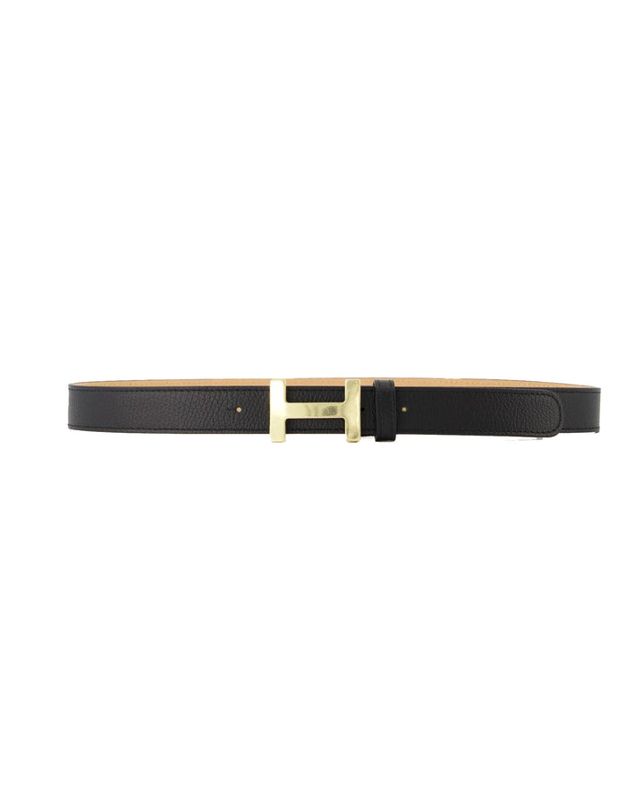 Black H - Buckle - Belt
